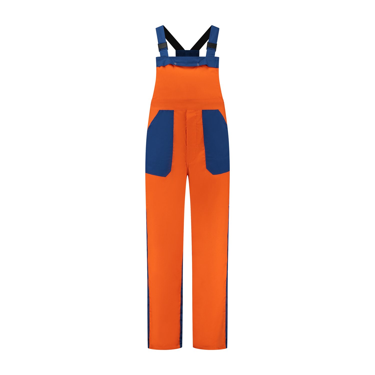 Bestex Tuinbroek oranje/korenblauw